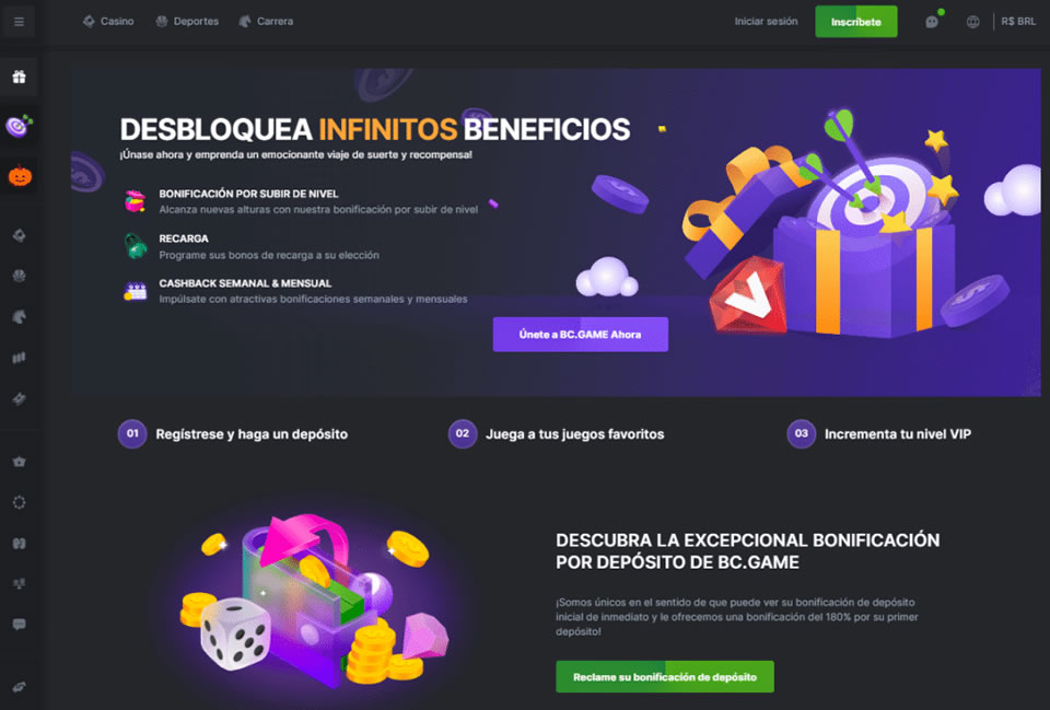 Existem muitas outras promoções ativas no site que visam aumentar a fidelização dos jogadores. Isso pode incluir apostas grátis, bônus de apostas progressivas, cashback e bônus de depósito. Atualmente não existe sistema VIP ou algo parecido.